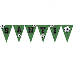 Banderín Fútbol Pers. (6 triángulos)
